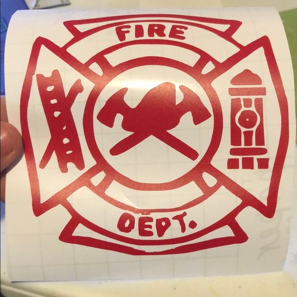 Fire Department Decal - Picture 1 of 1